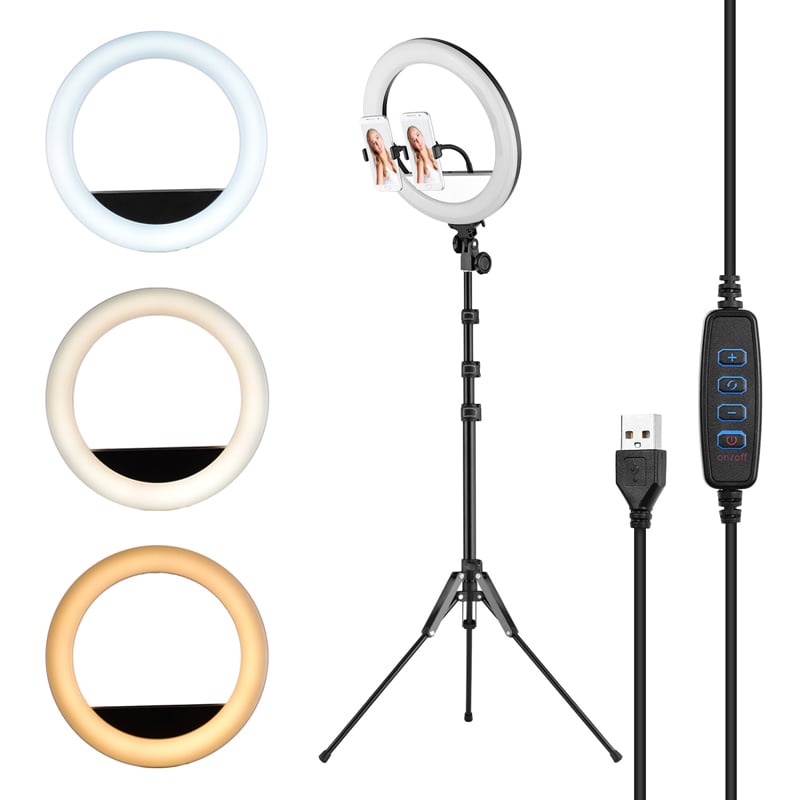 14" LED Ring Light with Tripod Stand - Professional Photography Lighting Kit